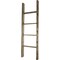 Ekena Millwork 19"W x 60"H x 3 1/2"D Vintage Farmhouse 4 Rung Ladder, Barnwood Decor Collection, Pebble Grey DECR019X060X04LDRPG - alternate 4